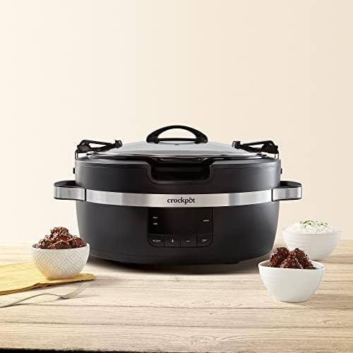 Crock-Pot Thermoshield 6 Quart Slow Cooker with Carry Handles