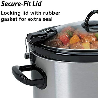 Crock-Pot Cook & Carry 6 Quart Portable Slow Cooker