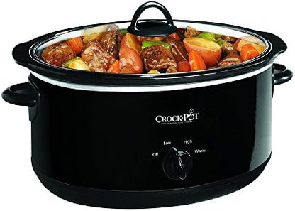Crock-Pot 8 Quart Manual Slow Cooker – Black - Featured Collection