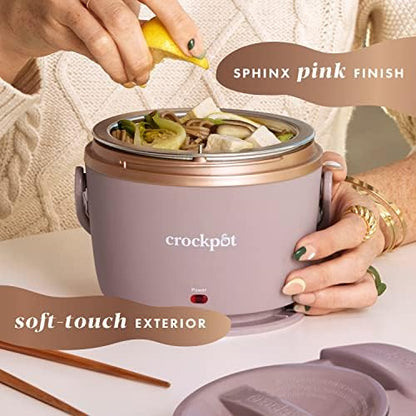 Crock-Pot Electric Lunch Box Food Warmer 20oz – Blush Pink