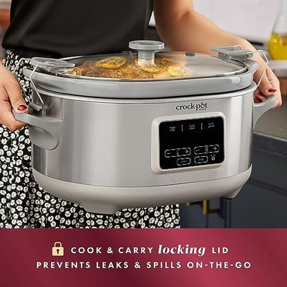 Crock-Pot 7 Quart Programmable Cook & Carry Slow Cooker