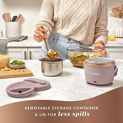 Crock-Pot Electric Lunch Box Food Warmer 20oz – Blush Pink