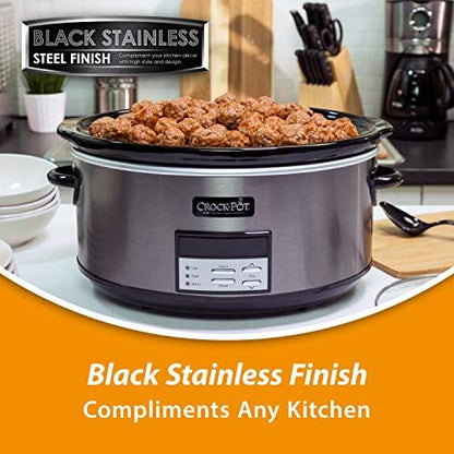 Crock-Pot 8 Quart Programmable Slow Cooker with Auto Warm