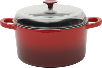 Crock-Pot 3 Quart Enameled Cast Iron Dutch Oven – Aqua