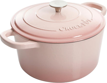 Crock-Pot 3 Quart Enameled Cast Iron Dutch Oven – Aqua
