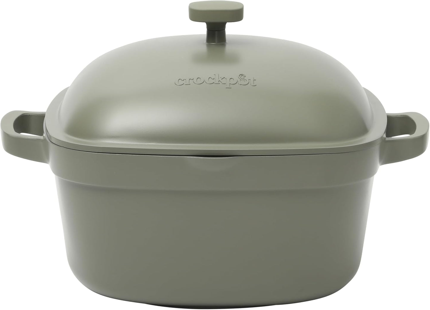 Crock-Pot 3 Quart Enameled Cast Iron Dutch Oven – Aqua